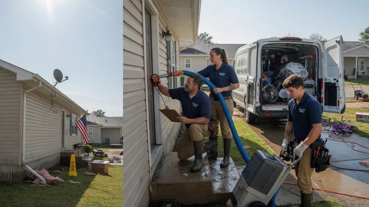 Ceiling Water Damage Restoration in Mansfield, OH near me